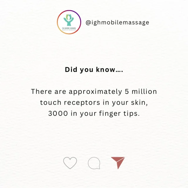 The Importance of Human Connection:
-
Touch is fundamental for human physical and emotional well-being, playing a critical role in infant development, stress reduction, and maintaining mental health throughout life. It helps regulate hormones, decreases cortisol (stress hormone), and increases oxytocin, fostering feelings of safety and connection. A lack of touch, known as touch deprivation, can lead to increased anxiety, depression, isolation, and even physical health issues.
-
Touch IS a love language & one of the fastest ways to calm or stimulate the central nervous system. Professional touch will meet your body where it is. Intuitively providing the healing you never knew you needed.
-
CALL • TEXT or BOOK ONLINE:
www.ighmobilemassage.com
1-587-438-0066
-
#ingoodhands #mobilemassage #mobilemassageregina #mobilemassagecalgary #registeredmassagetherapy #mobiletherapy #massagenearne